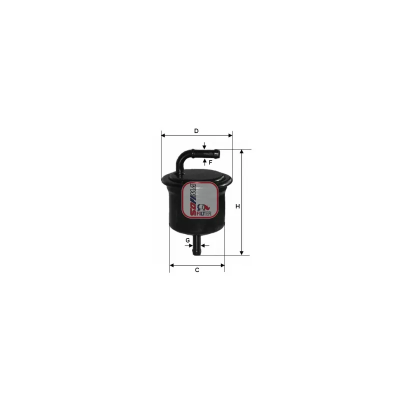 Filtre à carburant SOFIMA S 1716 B