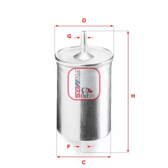 Filtre à carburant SOFIMA S 1718 B