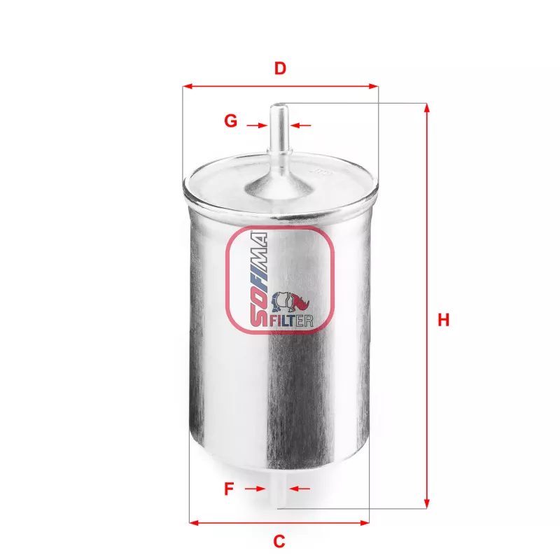 Filtre à carburant SOFIMA S 1718 B