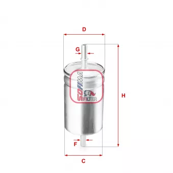Filtre à carburant SOFIMA S 1722 B