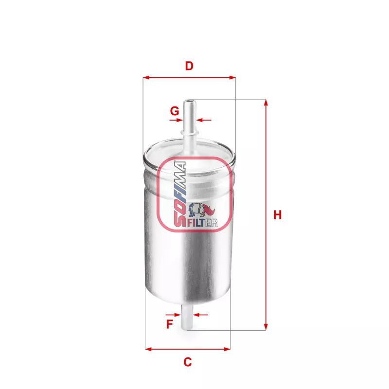 Filtre à carburant SOFIMA S 1722 B