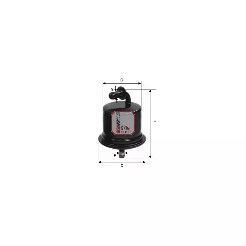 Filtre à carburant SOFIMA S 1724 B