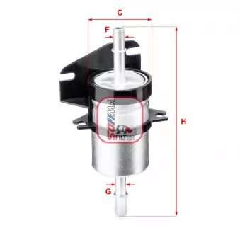 Filtre à carburant SOFIMA S 1740 B