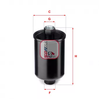 Filtre à carburant SOFIMA S 1741 B