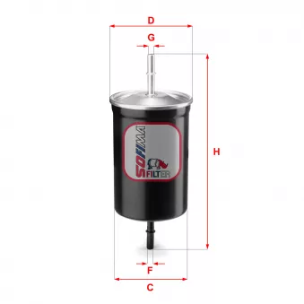 Filtre à carburant SOFIMA S 1747 B