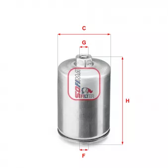 Filtre à carburant SOFIMA S 1748 B