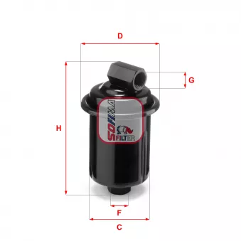 Filtre à carburant SOFIMA S 1749 B