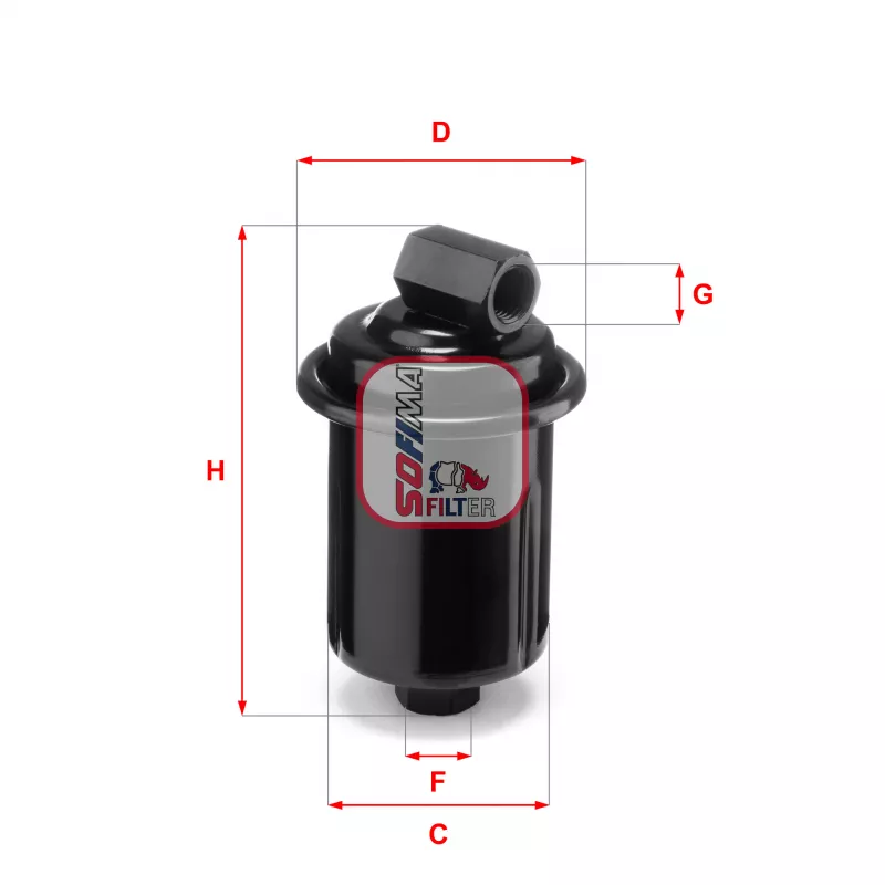 Filtre à carburant SOFIMA S 1749 B