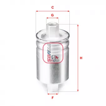 Filtre à carburant SOFIMA S 1750 B