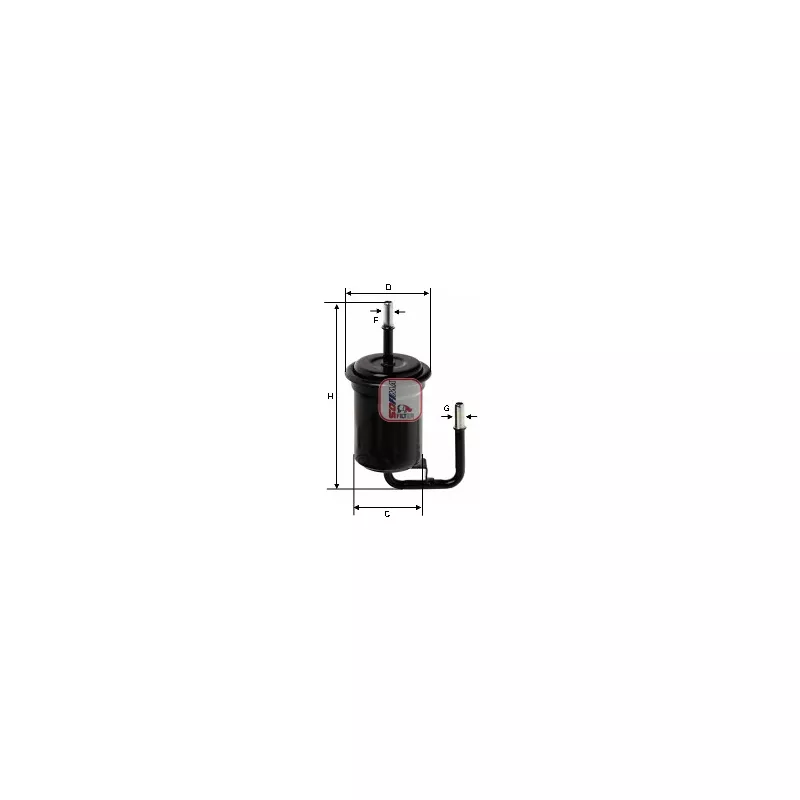 Filtre à carburant SOFIMA S 1751 B