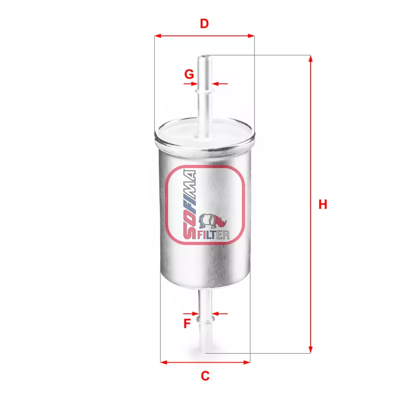Filtre à carburant SOFIMA S 1769 B
