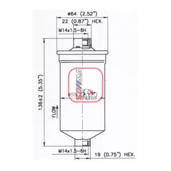 Filtre à carburant SOFIMA S 1770 B
