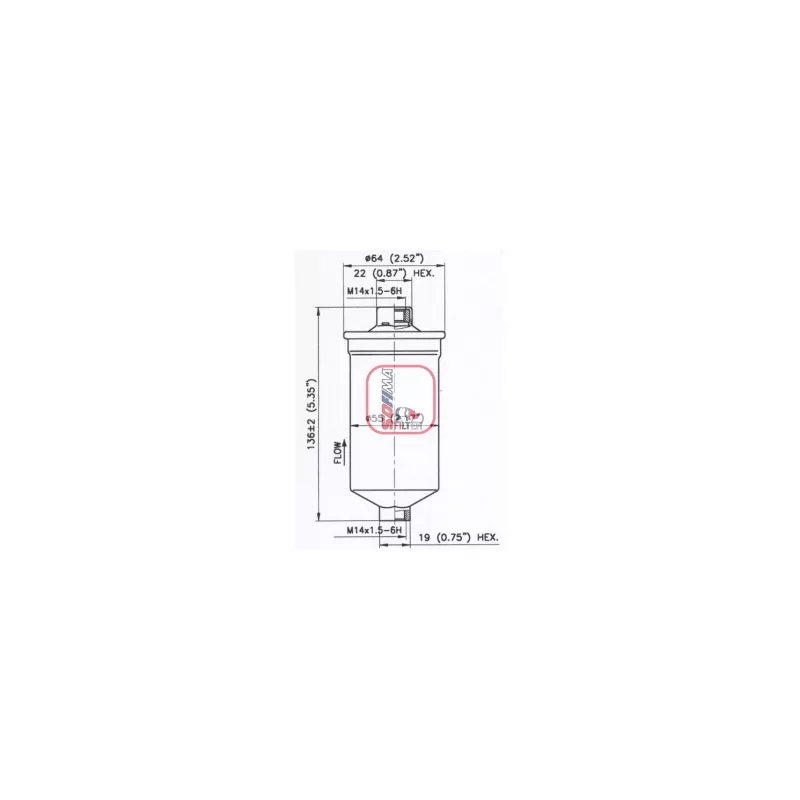 Filtre à carburant SOFIMA S 1770 B