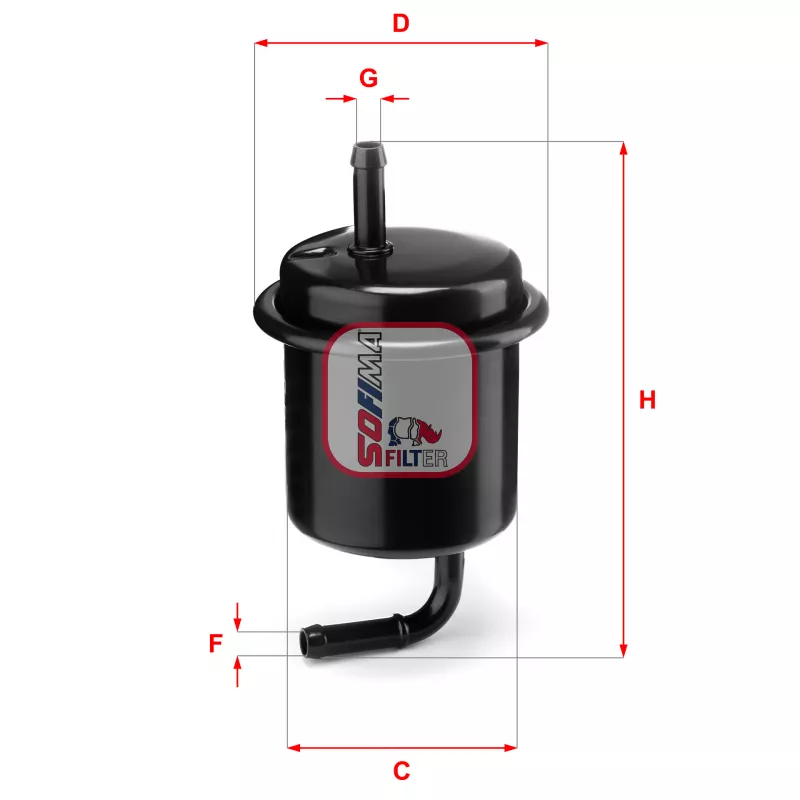 Filtre à carburant SOFIMA S 1801 B
