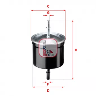 Filtre à carburant SOFIMA S 1811 B
