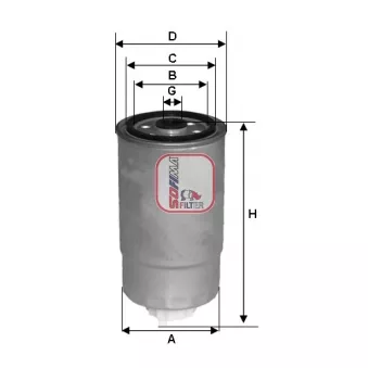 Filtre à carburant SOFIMA S 1812 NR