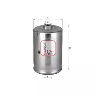 Filtre à carburant SOFIMA S 1814 B
