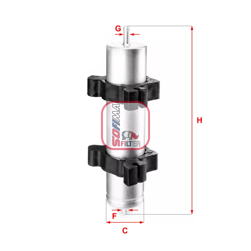 Filtre à carburant SOFIMA S 1824 B