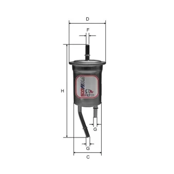 Filtre à carburant SOFIMA S 1828 B