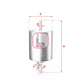 Filtre à carburant SOFIMA S 1830 B