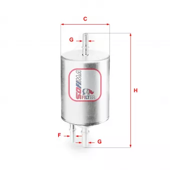 Filtre à carburant SOFIMA S 1831 B