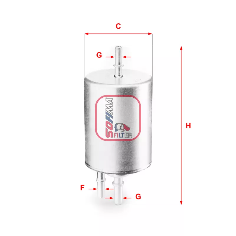 Filtre à carburant SOFIMA S 1831 B