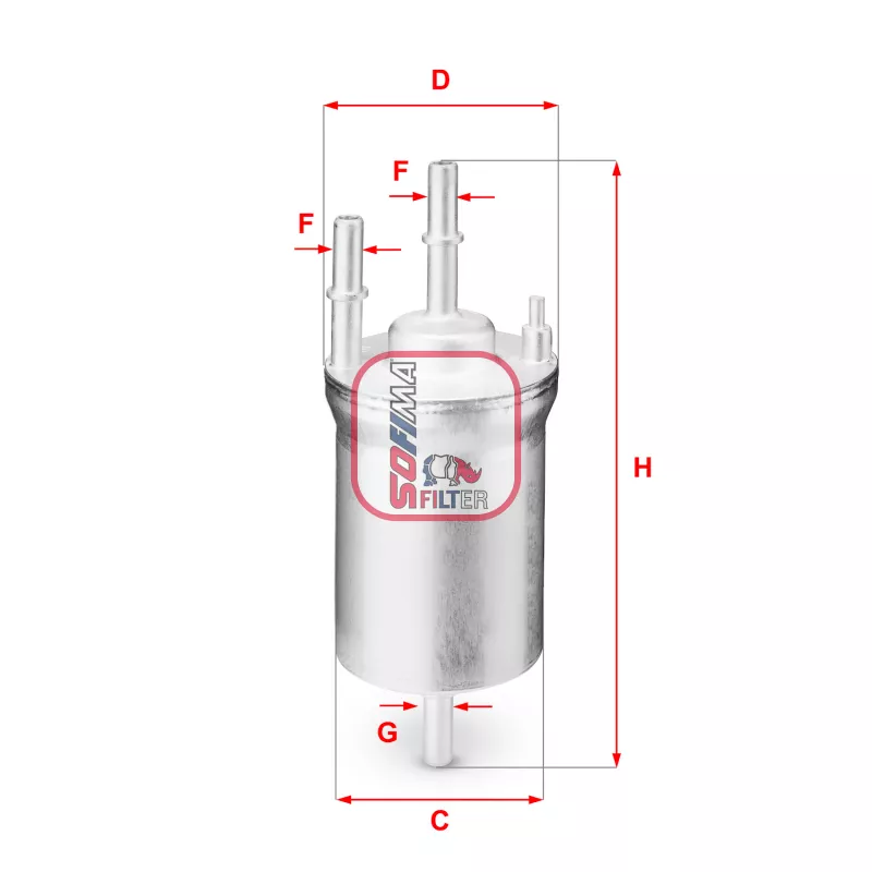 Filtre à carburant SOFIMA S 1833 B