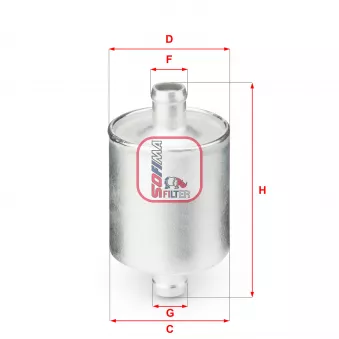 Filtre à carburant SOFIMA S 1836 B