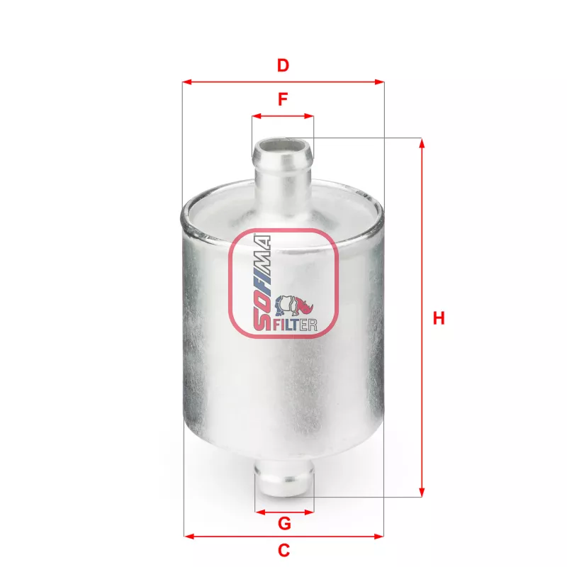 Filtre à carburant SOFIMA S 1836 B