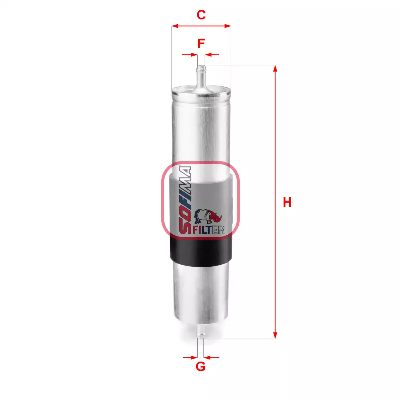 Filtre à carburant SOFIMA S 1839 B