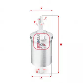 Filtre à carburant SOFIMA S 1840 B