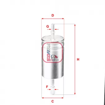Filtre à carburant SOFIMA S 1842 B