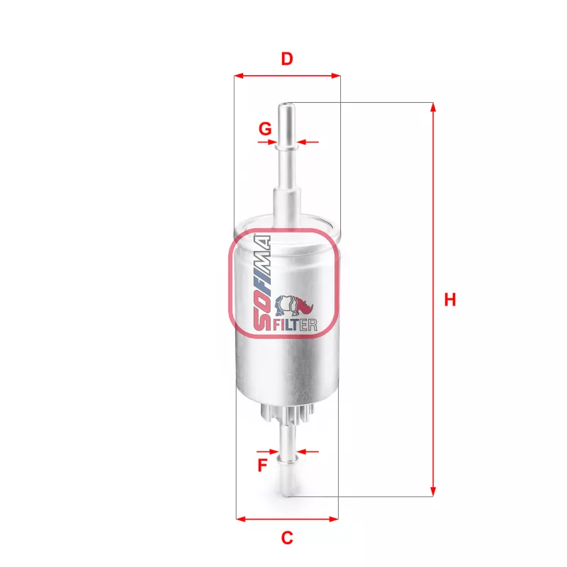 Filtre à carburant SOFIMA S 1844 B