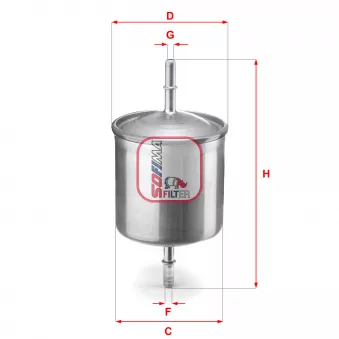 Filtre à carburant SOFIMA S 1846 B
