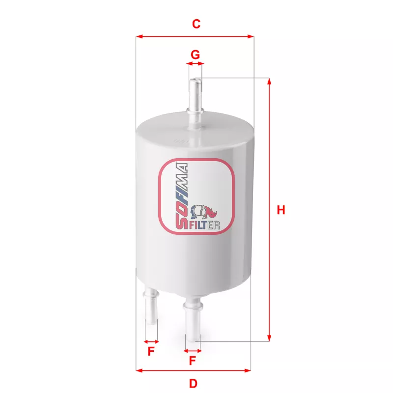Filtre à carburant SOFIMA S 1854 B