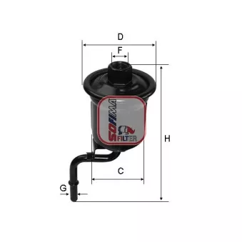 Filtre à carburant SOFIMA S 1914 B