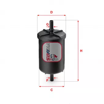 Filtre à carburant SOFIMA S 1948 B