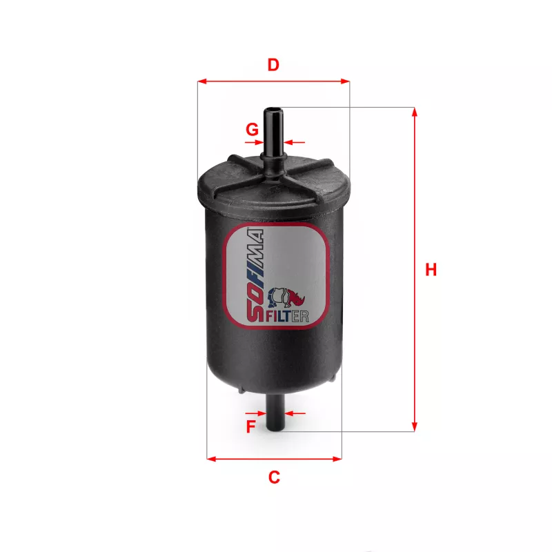 Filtre à carburant SOFIMA S 1948 B