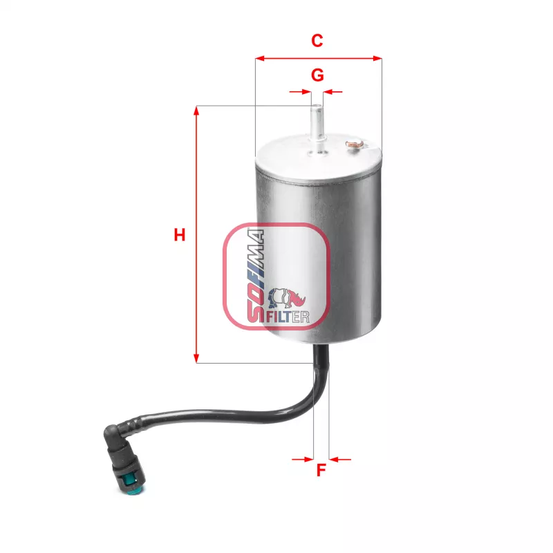 Filtre à carburant SOFIMA S 1A06 B