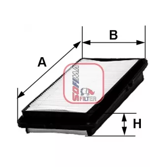 Filtre à air SOFIMA S 2340 A