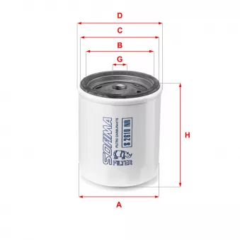 Filtre à carburant SOFIMA S 2610 NR
