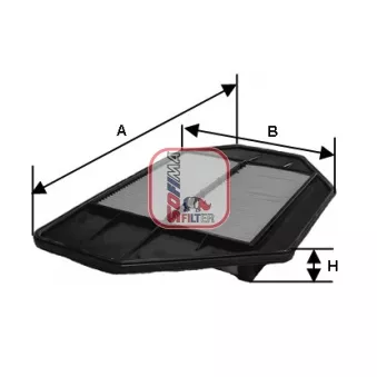 Filtre à air SOFIMA S 2612 A