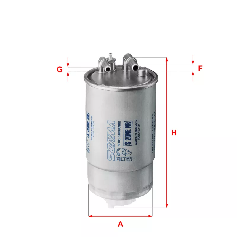 Filtre à carburant SOFIMA S 2ONE NR