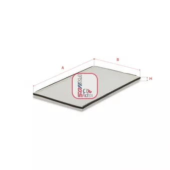 Filtre, air de l'habitacle SOFIMA S 3001 C