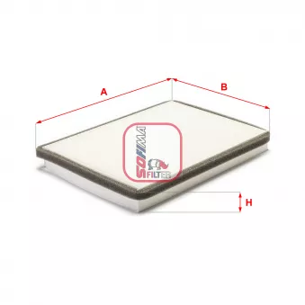 Filtre, air de l'habitacle SOFIMA S 3004 C