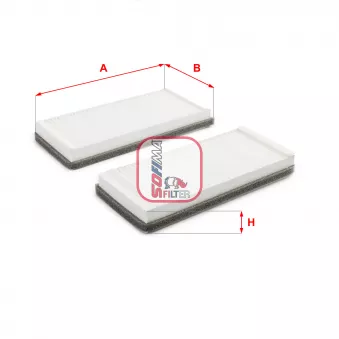 Filtre, air de l'habitacle SOFIMA S 3005 C