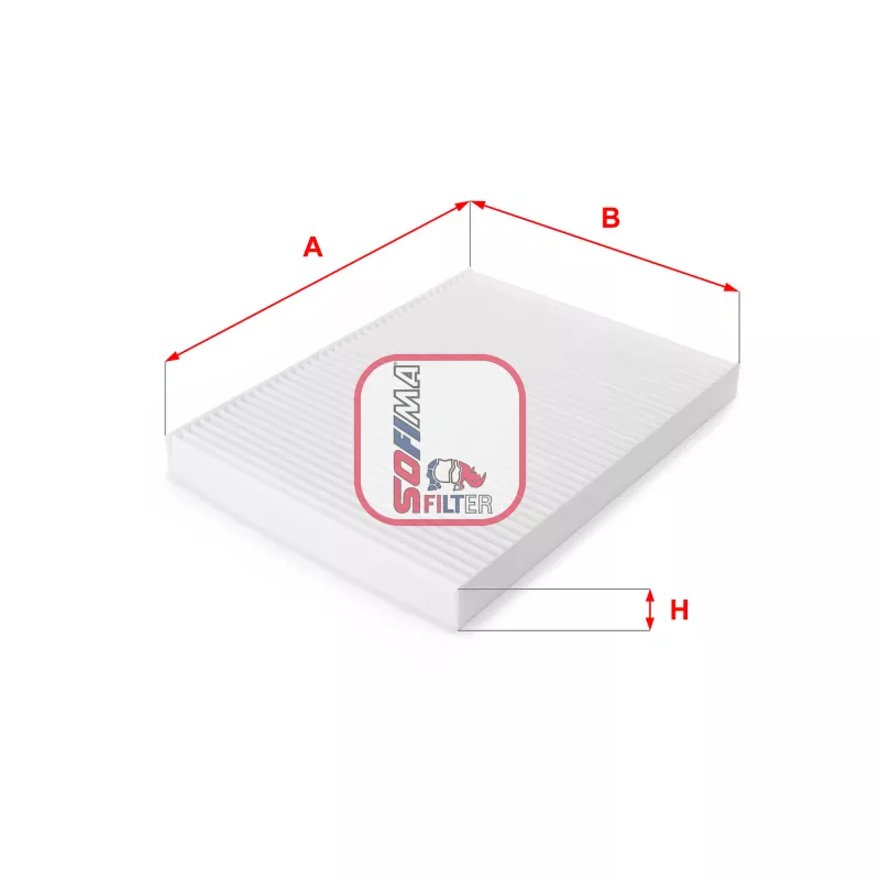 Filtre, air de l'habitacle SOFIMA S 3006 C
