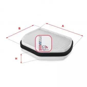 Filtre, air de l'habitacle SOFIMA S 3007 C