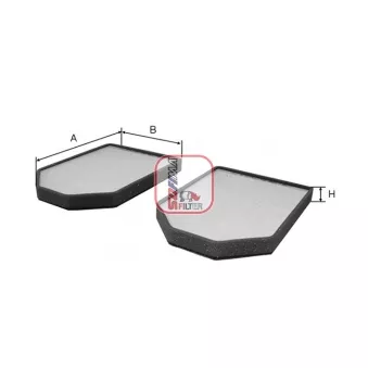 Filtre, air de l'habitacle SOFIMA S 3009 C