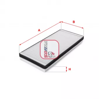 Filtre, air de l'habitacle SOFIMA S 3012 C